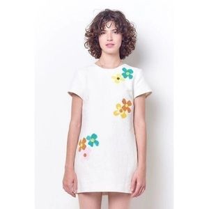 Corey Lynn Calter Floral Sequin Shift Dress